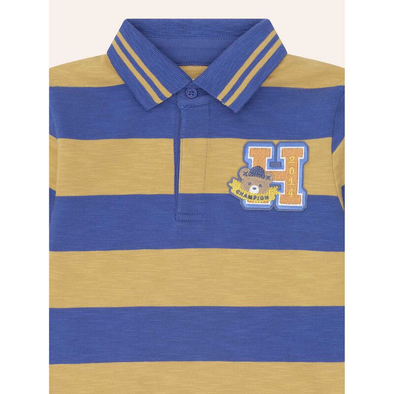 Huxbaby Collegiate Hux Stripe Rugby 3-5Y image number 2